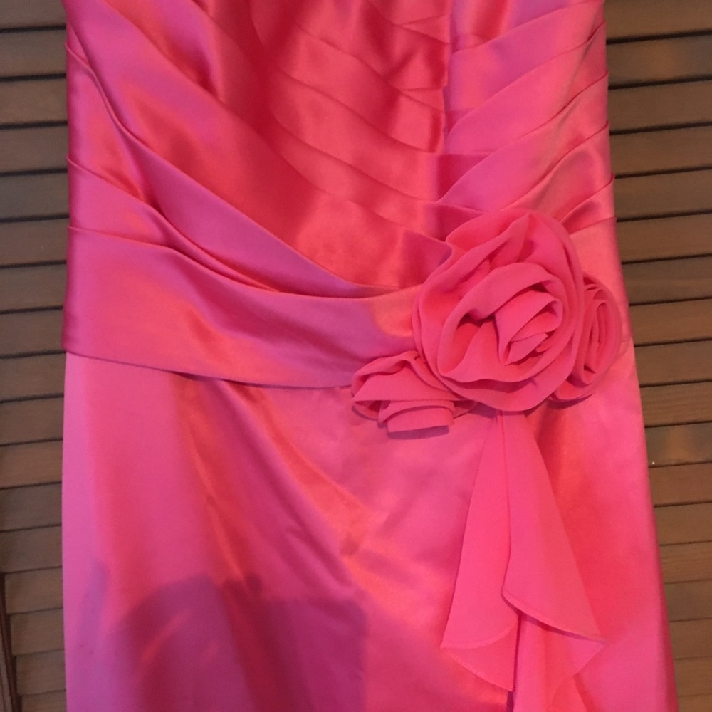 Allure Bridal strapless bridesmaid dress